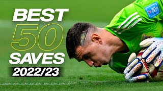 Best Goalkeeper Saves 2023  HD 10 [upl. by Ahsiket]