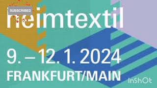 heimtextil 2024 Frankfurt Germany preparation behind work [upl. by Cohla]