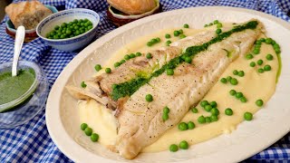 BACALAO AL HORNO con guisantes [upl. by Akirret573]