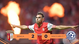 SC BRAGA 2 x 0 MACCABI PT RESUMO  UEFA EUROPA LEAGUE [upl. by Adella797]