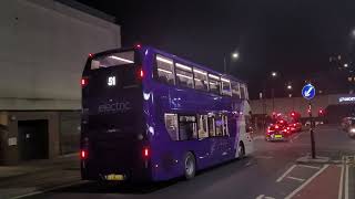 E400Ev 38600 FB74 ZEB leaving the moor on its last 51 to Charnock [upl. by Rance292]