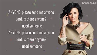 Demi Lovato  Anyone Lyrics [upl. by Shirk561]