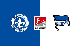 SV Darmstadt 98  Hertha BSC  12 Spieltag 2 Bundesliga Liveradio [upl. by Der]