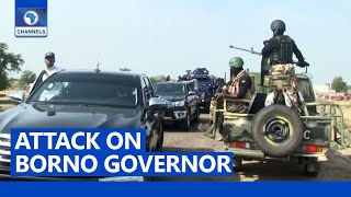 FULL VIDEO Zulum’s Convoy Under Attack Borno Governor Blames Military [upl. by Netaf275]