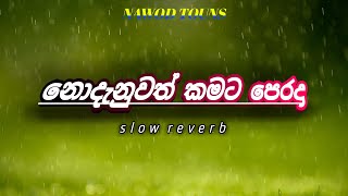 July 12 2024 නොදැනුවත් කමට පෙරදා💐❤️‍🩹 song slow reverb [upl. by Nicolina]