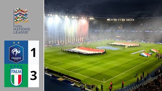 FRANCE 🇨🇵 13 🇮🇹 ITALIE  Ambiance davant match  Hymnes nationaux [upl. by Shep]