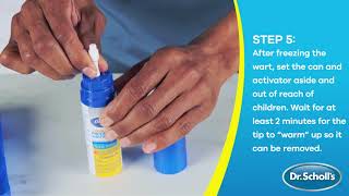 Dr Scholls  How To Use Dual Action Freeze Away® Wart Remover [upl. by Foah]