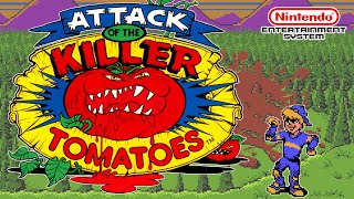 NES Games No One Played ATTACK OF THE KILLER TOMATOES NES  Nintendo Review [upl. by Favien863]