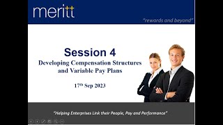 Developing Compensation Structures and Variable Pay Plans  17th Sep 2023 [upl. by Assennev964]