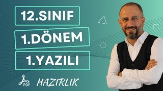 12Sınıf Matematik 1Dönem 1Yazılı  Logaritma ve Diziler öğrenmegarantili [upl. by Harret543]