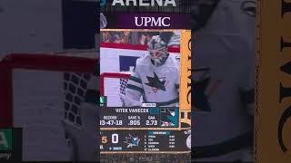 Vitek Vanecek Clip nhl goalie sanjosesharks vitekvanecek hockey hockeyplayer [upl. by Gwenny803]