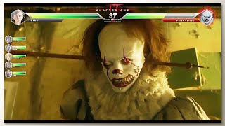 Pennywise vs The Losers Club Child Neibolt House with Healthbars [upl. by Cooper562]