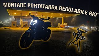 PORTATARGA REGOLABILE KEEWAY RKF 125 [upl. by Eirellav128]