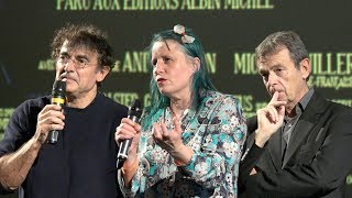 Au revoir làhaut  Albert Dupontel Pierre Lemaitre  Avantpremière Paris 24102017 [upl. by Okikuy]