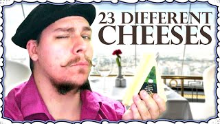 Trying 23 TYPES of Cheeses and Ranking Them [upl. by Windsor881]