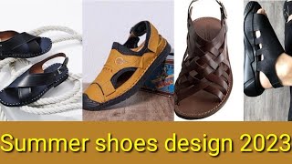 Latest men sandals design   top thirty ideas men sandals design 2023 [upl. by Revert]