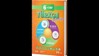 Mozaik Yayınları 6 Sınıf Türkçe Defter Kitap [upl. by Ytima]