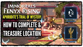 Immortals Fenyx Rising Aphrodites Trial of Mystery Guide amp Treasure Chest Location A New God DLC [upl. by Rakel650]