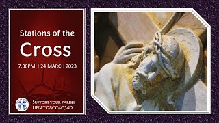 Stations Of The Cross VCatholic 24 March 2023 [upl. by Vyner]