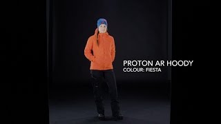 Arcteryx – Womens Proton AR Hoody – Fiesta [upl. by Yeargain]