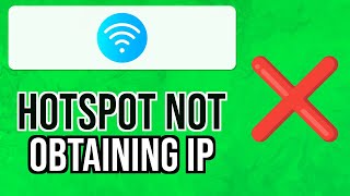 How to FIX WINDOWS 10 HOTSPOT Not Obtaining IP Address 2024  Hotspot Not Sharing Internet [upl. by Caasi770]