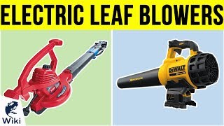 9 Best Electric Leaf Blowers 2019 [upl. by Ridglea]