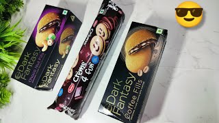 Dark Fantasy Coffee Fills vs Dukes Cream 4 Fun vs Choco Nut Fills  Biscuit 🍪Cookies 🍪 🍪 [upl. by Areta]