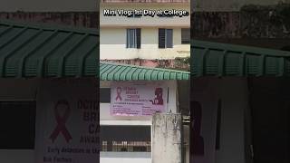 Mini Vlog  1st Day at College  Silchar Medical College  Diploma Student edition shorts trending [upl. by Gavin]