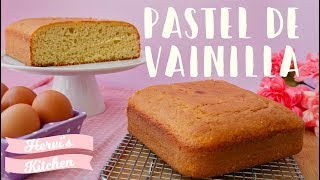 Pastel de vainilla con aceite  Básicos de repostería  Ale Hervi basicosdereposteria [upl. by Nehr296]