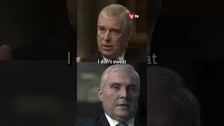 How Prince Andrew Scoop sweat scene compares to real Newsnight interview shorts tv royalfamily [upl. by Arinayed]