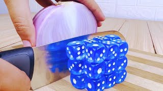 Stop motion Cooking  Coleslaw Salad  Dice in Real Life [upl. by Ilac422]