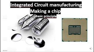 Manufacturing Integrated circuit CPU  making a chip [upl. by Amehsyt]