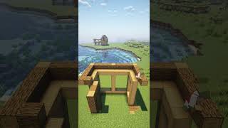 Minecraft Modern Wooden House  Tutorial [upl. by Bondie]