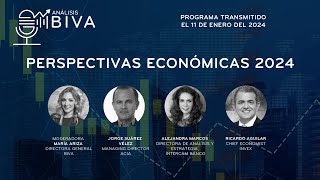 «Análisis BIVA» T5E1  Panel «Perspectivas Económicas BIVA 2024» [upl. by Irap]