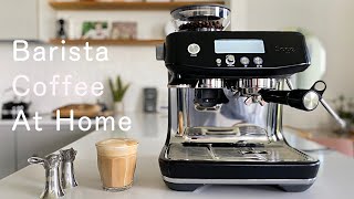 Sage Barista Pro Espresso Machine Review  Breville SES878  How to make the Best Espresso at Home [upl. by Starinsky]