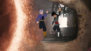 Goku Black and Trunks invades this timeline  Fortnite Shenanigans [upl. by Mayhew]