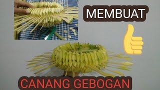 MELAJAH MEJEJAITAN20 Membuat Canang untuk Gebogan [upl. by Aicenek757]