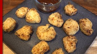 Air Fryer Breaded Chicken Bites [upl. by Sirama162]