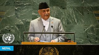 🇳🇵 Nepal  Prime Minister Addresses United Nations General Debate 79th Session  UNGA [upl. by Zat551]