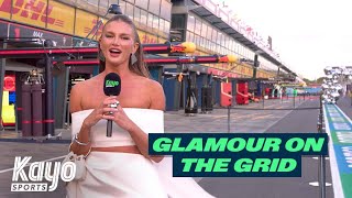 Stars Take Over Glamour on the Grid  F1  Australian GP  Kayo Sports [upl. by Janel]