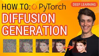 Generative Image Diffusion from Scratch PyTorch Deep Learning Tutorial [upl. by Ailehpo]