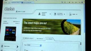CLARION NZ503 GPS UPDATES FIRMWARE UPDATES [upl. by Ahsatsana]