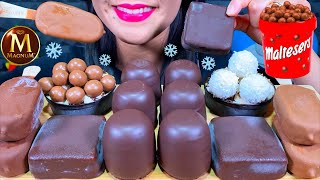 ASMR MAGNUM MALTESERS ICE CREAM CUP CHOCOLATE MARSHMALLOW WINNER ICE CREAM MASSIVE Eating Sounds [upl. by Philippa866]