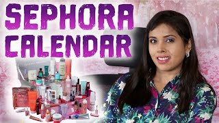 SEPHORA UK BEAUTY ADVENT CALENDAR 2024 CONTENTS PRICE BREAKDOWN [upl. by Eicnahc]