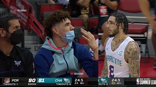 LiAngelo Ball shocks the crowd with 4point play 👀 2021 NBA Summer League [upl. by Dougherty476]