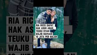 Ria Ricis dan Teuku Ryan Resmi Cerai riaricis entertainment shortvideo [upl. by Asiral]