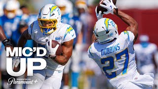 Micd Up JK Dobbins quotEddie Murphy Just Got A Pickquot  LA Chargers [upl. by Voleta]