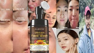 Elibliss Ubtan Foaming Face Wash  Honest Review [upl. by Yebot]