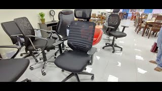 Nilkamal Trenton High Back Ergonomic Office Chair  Anjana Furniture Tirupati [upl. by Iormina]