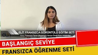 Fransızca Eğitim Seti Başlangıç Seviye  En Hızlı Öğrenme Şekli [upl. by Savdeep]